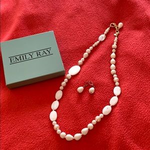 Emily Ray necklace and earrings